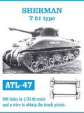 Friulmodel Military 1/35 Sherman T51 Track Set (200 Links)