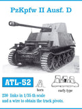 Friulmodel Military 1/35 PzKpfw II Ausf D Early Track Set (230 Links)