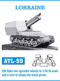 Friulmodel Military 1/35 Lorraine Track Set (230 Links)