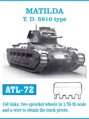 Friulmodel Military 1/35 Matilda T.D. 5910 Track Set (150 Links)
