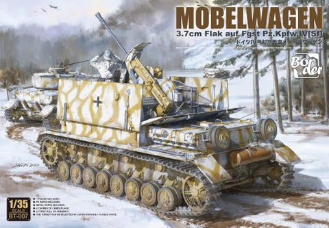 Border Models Military 1/35 Fgst PzKpkw IV (Sf) Mobelwagen w/3.7cm Flak Gun (New Tool) Kit