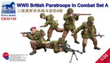 Bronco Military 1/35 WWII British Paratroops in Combat Set A (5) Kit
