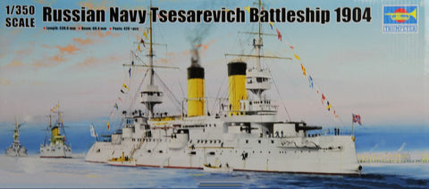 Trumpeter Ship Models 1/350 Tsesarevich Russian Navy Battleship 1904 Kit