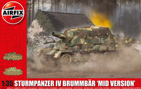 Airfix Military 1/35 Sturmpanzer IV Brummbar Mid Version Tank Kit