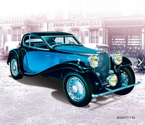 Heller Model Cars 1/24 Bugatti T50 Car Kit