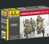 Heller Military 1/72 British Commandos (40) Kit