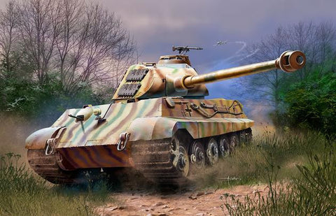 Revell Germany Military 1/72 Tiger II Ausf B Tank w/Porsche Prototype Turret Kit