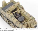 Tamiya Military 1/35 German SdKfz 2 Kettenkraftrad Mid Production w/Trailer & 3 Soldiers Kit