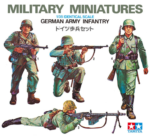 Tamiya Military 1/35 German Army Infantry (4) (Re-Issue) Kit