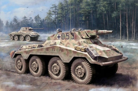 Dragon Military 1/35 SdKfz 234/3 Armored Vehicle w/7.5cm KwK Gun Kit