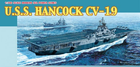Dragon Model Ships 1/700 USS Hancock CV19 Aircraft Carrier Kit