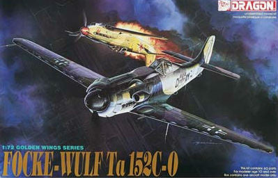 Dragon Models Aircraft 1/72 Focke Wulf Ta152C/0 Aircraft Kit