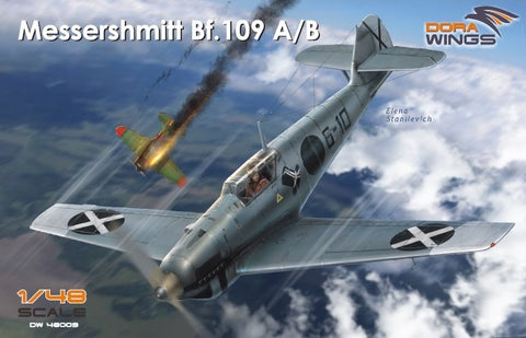 Dora Wings 1/48 Messerschmitt Bf109A/B Legion Condor Aircraft Kit