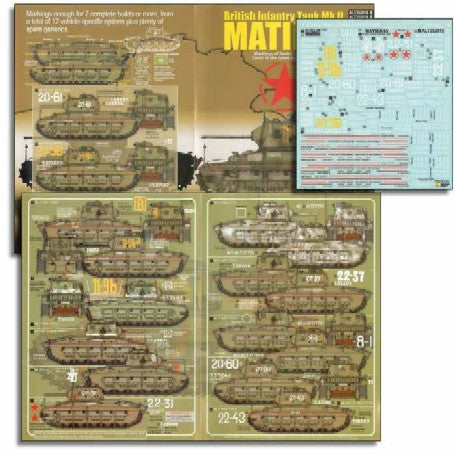 Echelon Decals 1/35 British Inf Mk II Matilda Great Patriotic War