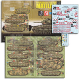 Echelon Decals 1/35 British Inf Mk II Matilda 1st Australian Battalion New Guinea Pt2