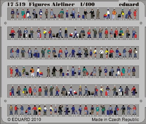 Eduard Details 1/400 Aircraft - Airliner Figures (Painted)