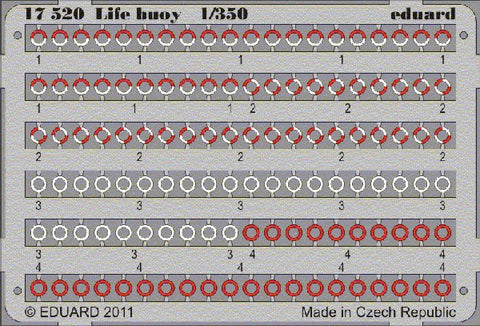 Eduard Details 1/350- Life Buoy (Painted)