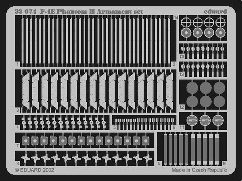 Eduard Details 1/32 Aircraft- F4E Armament Set for TAM