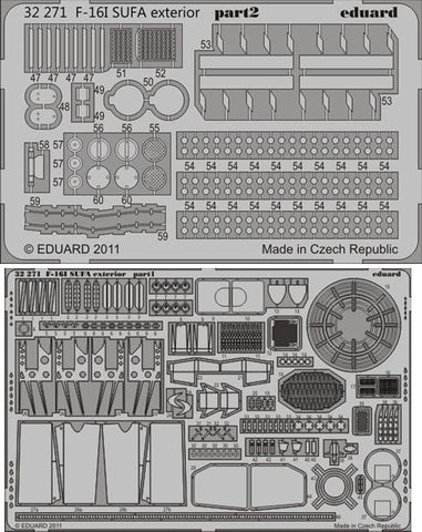 Eduard Details 1/32 Aircraft- F16I Sufa Exterior for ACY