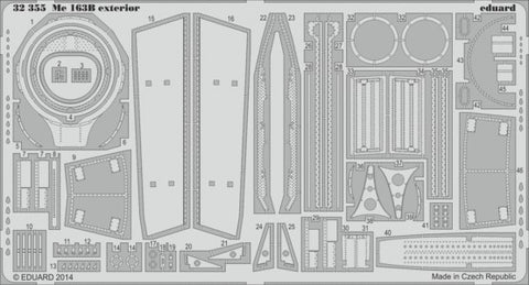 Eduard Details 1/32 Aircraft- Me163B Exterior for MGK