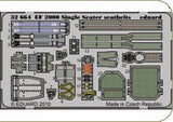 Eduard Details 1/32 Aircraft- Seatbelts EF2000 Single Seater for RVL (Painted)
