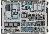 Eduard Details 1/32 Aircraft- EF2000 Single Seater Interior for RVL (Painted Self Adhesive)