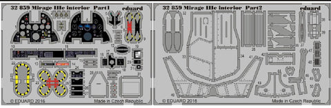 Eduard Details 1/32 Aircraft- Mirage IIIc Interior for ITA (Painted)