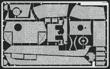 Eduard Details 1/35 Armor- Pz V Panther G Early Zimmerit 1 Horizontal for TAM