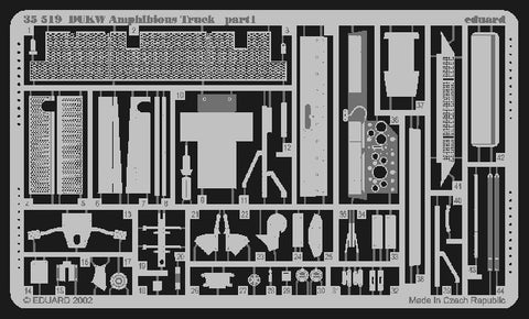 Eduard Details 1/35 Armor- DUKW Amphibious Track for ITA