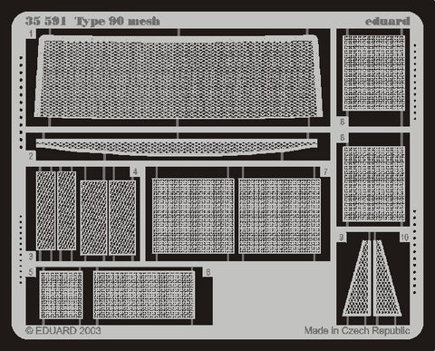 Eduard Details 1/35 Armor- Type 90 Mesh for TAM