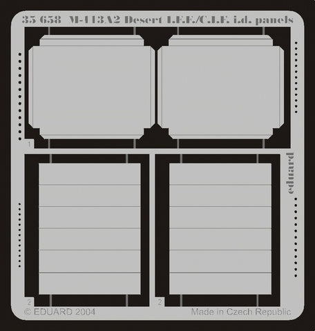 Eduard Details 1/35 Armor- M113A2 Desert IFF/CIF Id Panels for TAM