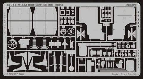 Eduard Details 1/35 Armor- M1A2 Howitzer 155mm for ITA