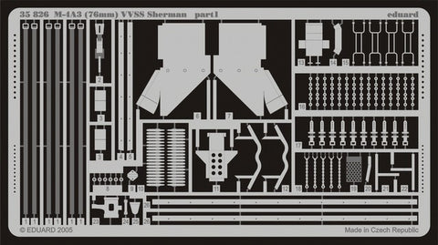 Eduard Details 1/35 Armor- M4A3 (76mm) VVSS Sherman for DML