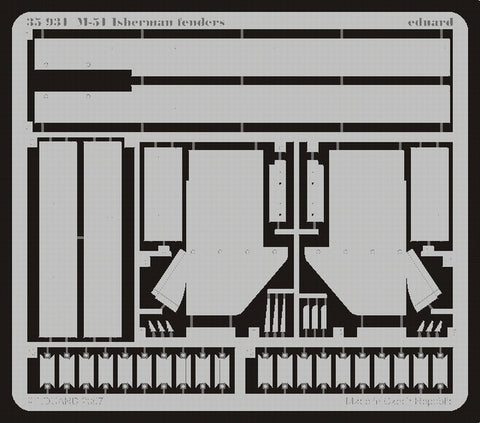 Eduard Details 1/35 Armor - M51 Isherman Fenders for DML