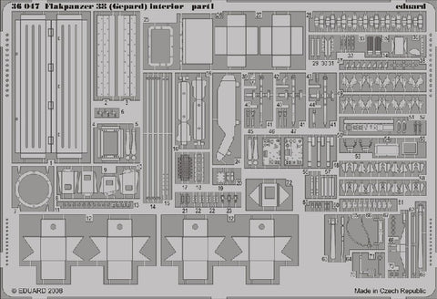 Eduard Details 1/35 Armor- Flakpanzer 38 (Gepard) Interior for ITA