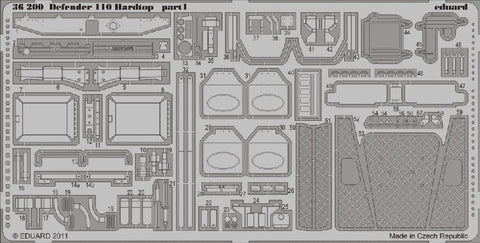 Eduard Details 1/35 Armor- Defender 110 Hardtop for HBO