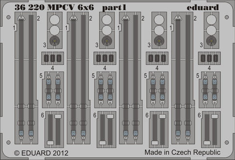 Eduard Details 1/35 Armor- MPCV 6x6 for BOM