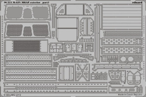 Eduard Details 1/35 Armor- M-ATV MRAP Exterior for KIN