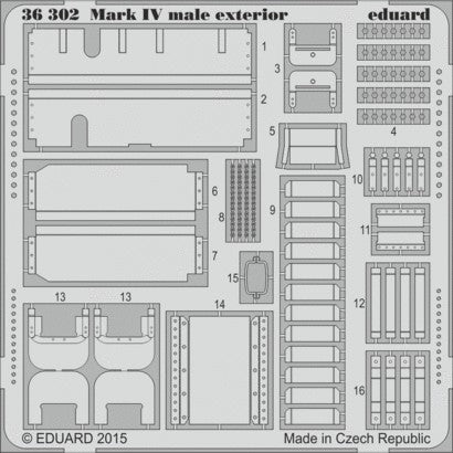 Eduard Details 1/35 Armor- Mk IV Male Exterior for TAM