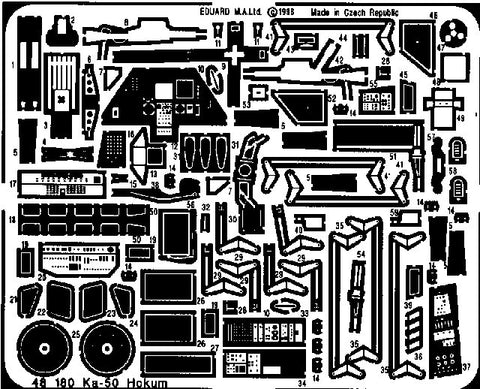 Eduard Details 1/48 Aircraft- Ka50 Hokum for ITA