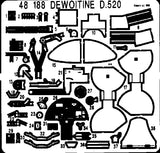 Eduard Details 1/48 Aircraft- Dewoitine D520 for TAM