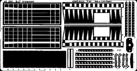 Eduard Details 1/48 Aircraft- B17F/G Arm for RMX