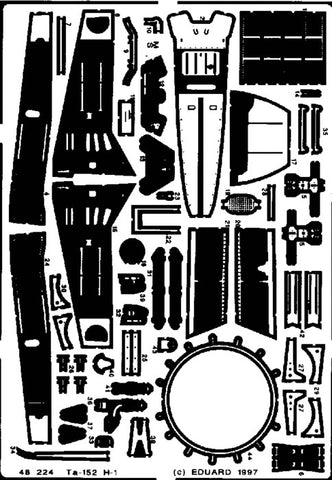 Eduard Details 1/48 Aircraft- FWTA152H for DML