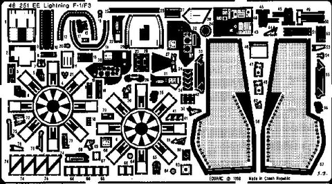 Eduard Details 1/48 Aircraft- Lightning F1/F3 for ARX