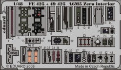 Eduard Details 1/48 Aircraft- A6M5 Zero for TAM (Painted Self Adhesive)