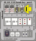 Eduard Details 1/48 Aircraft- F22 Bomb Bay for ACY (Painted)