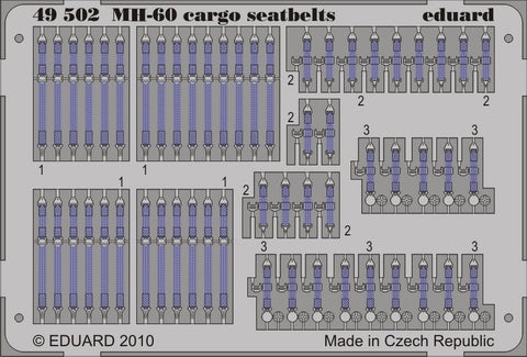 Eduard Details 1/48 Aircraft- MH60 Cargo Seabelts for ITA (Painted)