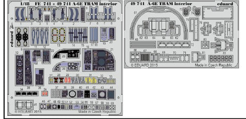 Eduard Details 1/48 Aircraft- A6E TRAM Interior for HBO (Painted)