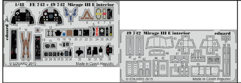 Eduard Details 1/48 Aircraft- Mirage III E for KIN (Painted)