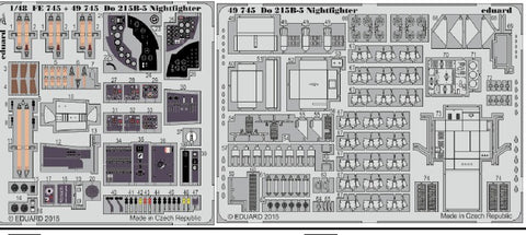 Eduard Details 1/48 Aircraft- Do215B5 Night Fighter for ICM (Painted)